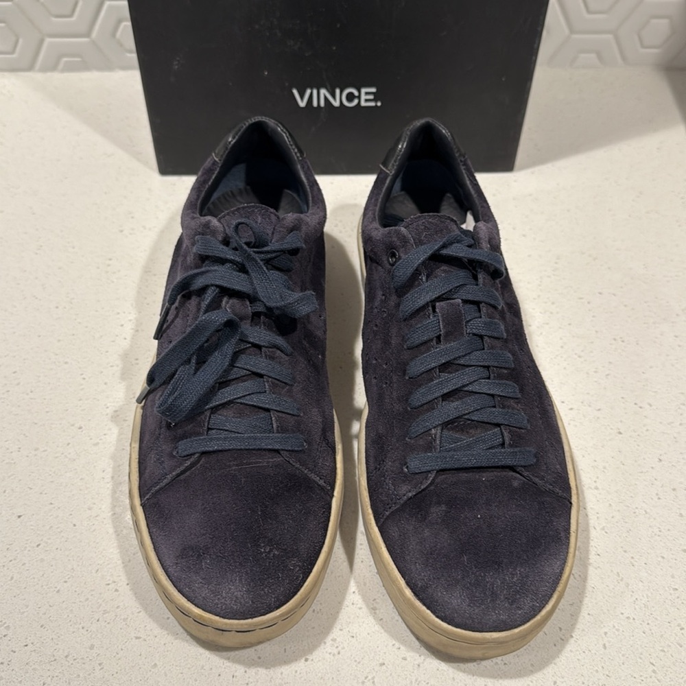 Vince navy suede Simon Coastal SU sneakers